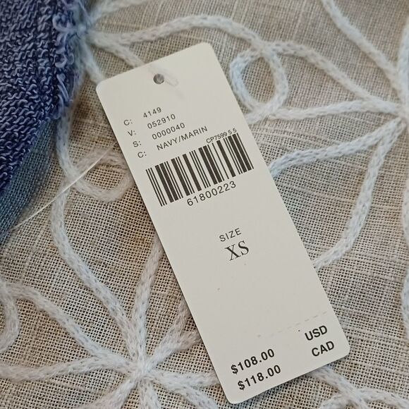 Anthropologie Daily Practice Romper Shorts 100% Cotton Faux Wrap Top. NWT - Picture 10 of 15